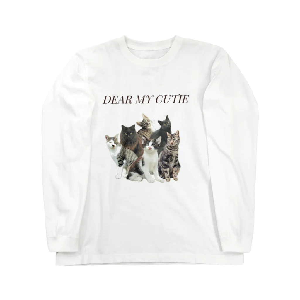 znd_ism_suzuriのDear my cutie CATS ロングスリーブTシャツ