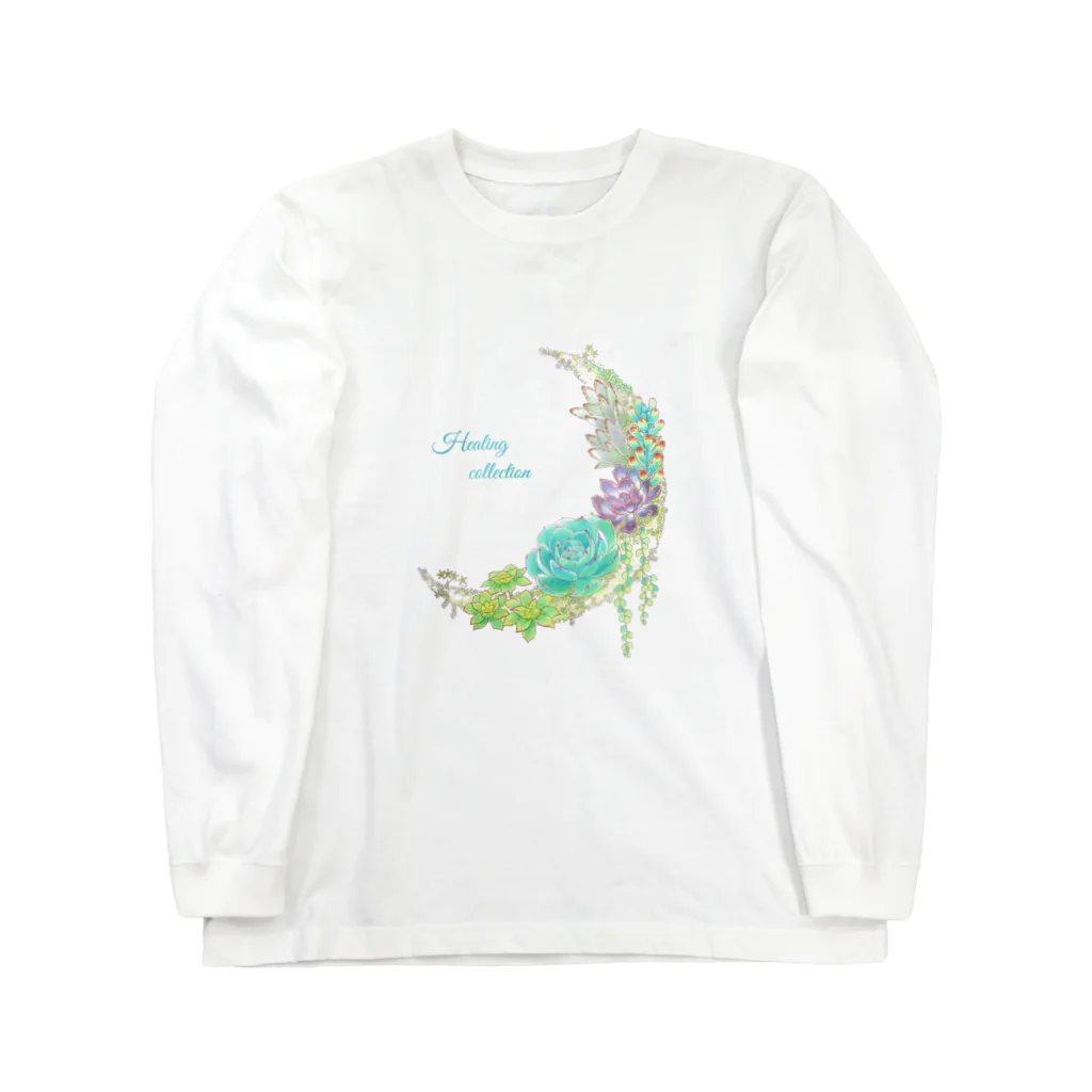 DOTEKKOのT-29 Succulents moon ロングスリーブTシャツ