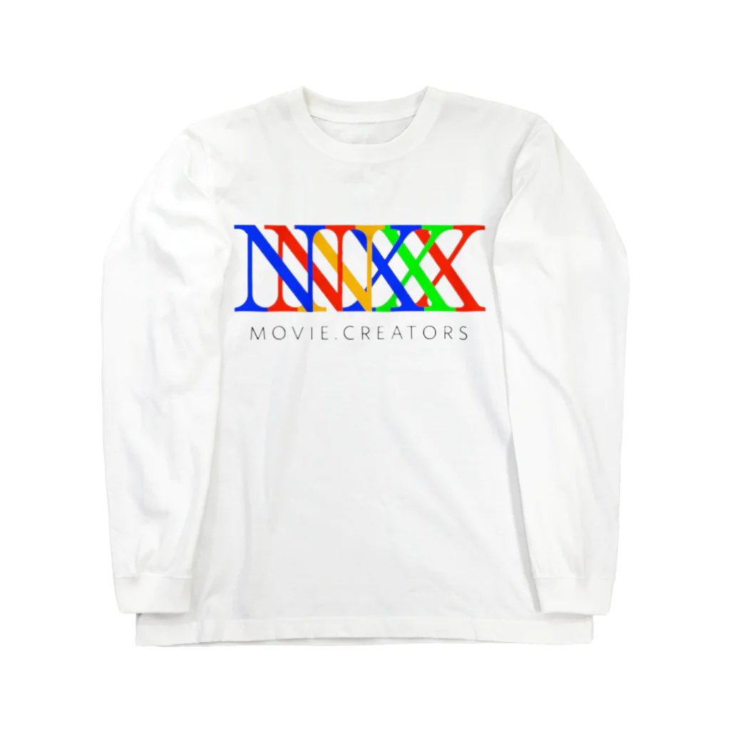 ネクストステージ映像制作のNXロゴ ロングスリーブTシャツ