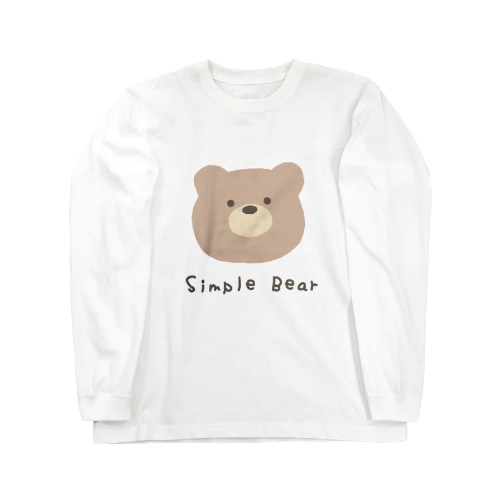 Simple StyleのSimple Bear Long Sleeve T-Shirt