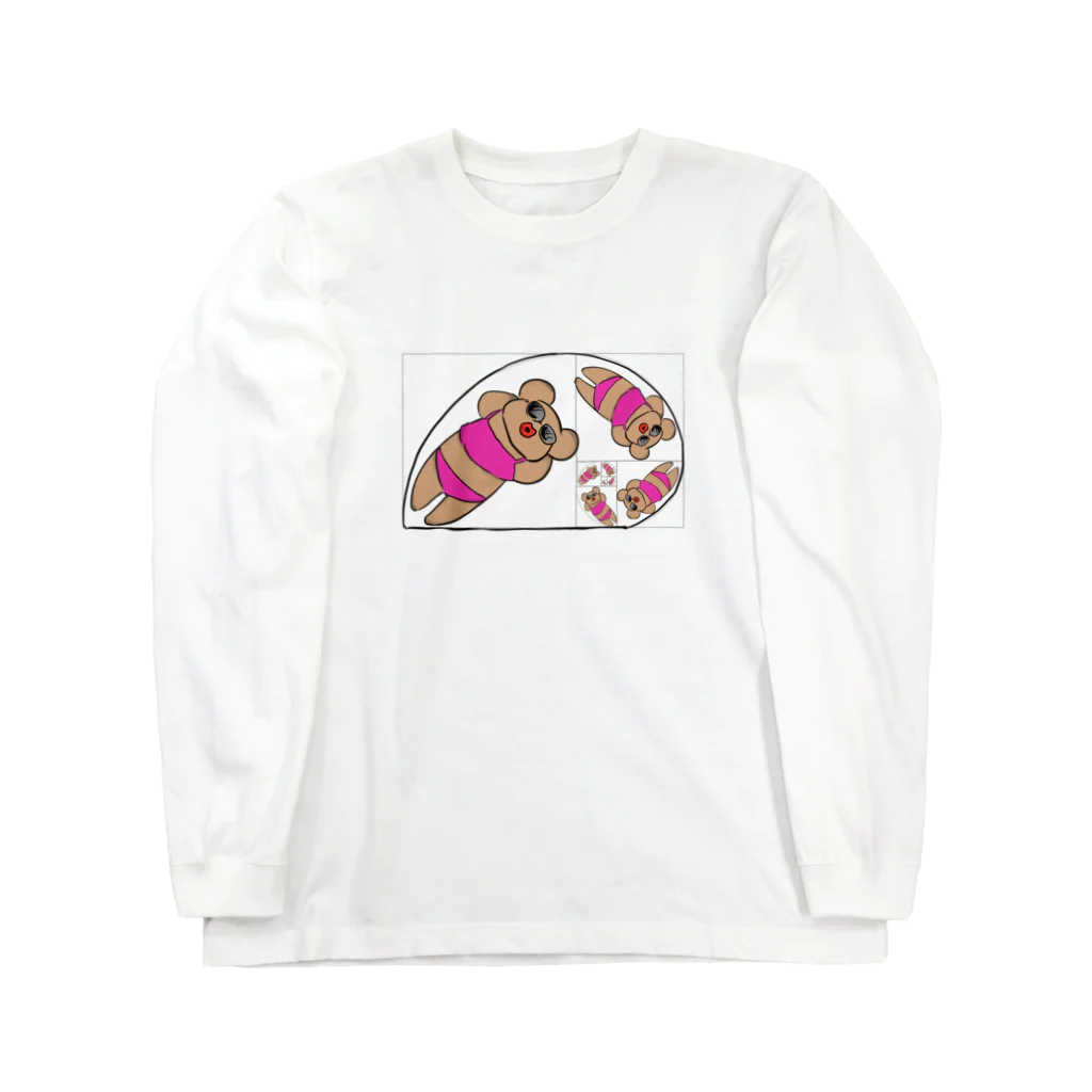 ゴリラの黄金比　クマ　改 Long Sleeve T-Shirt