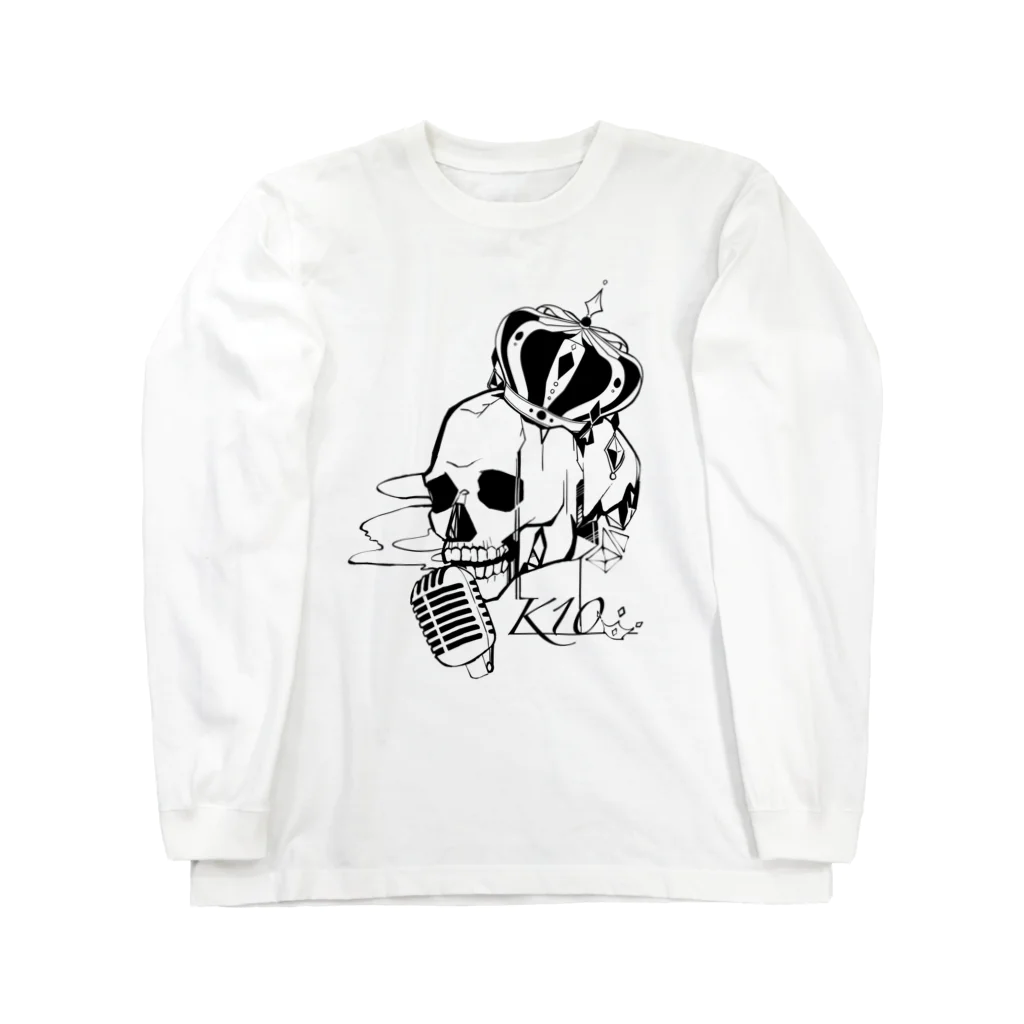 けいと様のK10スカルロゴ ロンT Long Sleeve T-Shirt