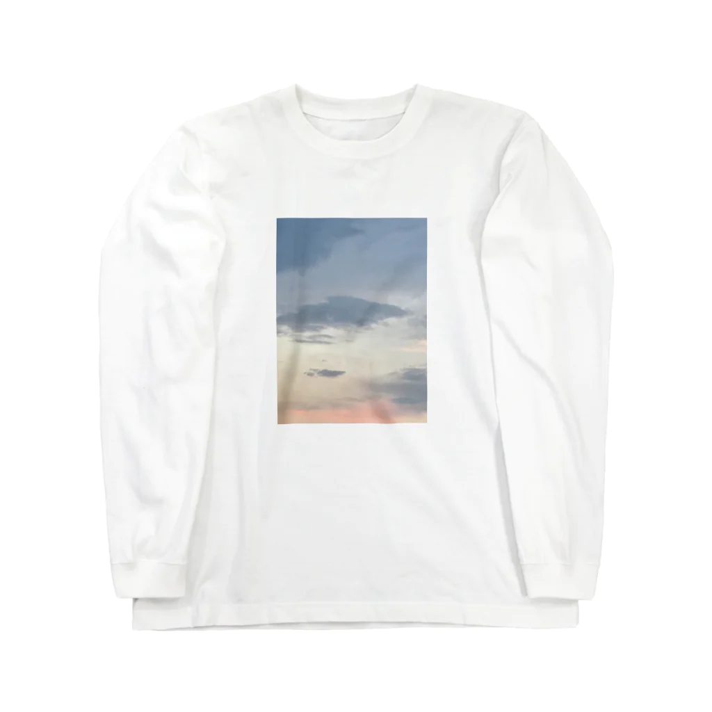 私の家から見える空の空の彩り Long Sleeve T-Shirt