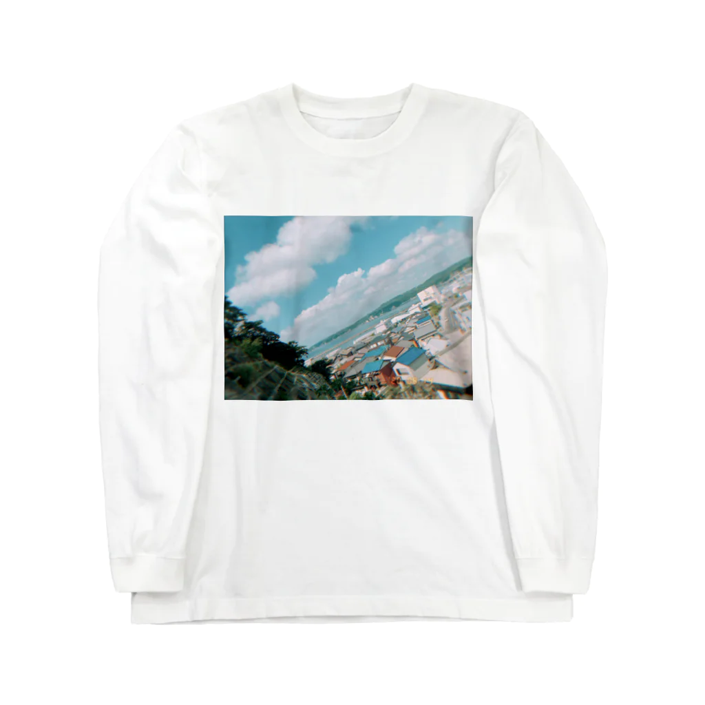 創想する未来の千葉の海の景色 Long Sleeve T-Shirt