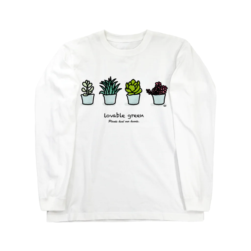 chizuruの多肉植物 Long Sleeve T-Shirt