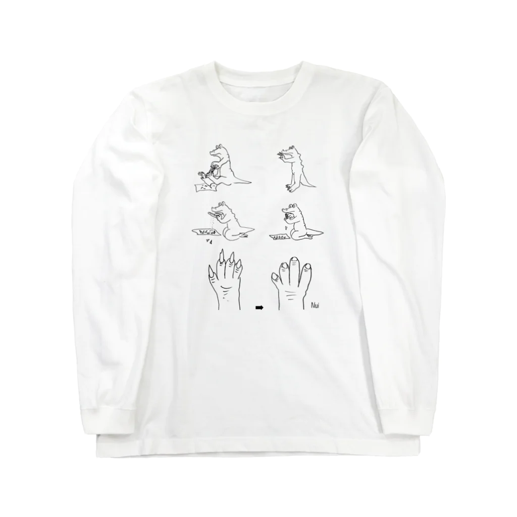 ラ・ガステのわにくんのつめきり Long Sleeve T-Shirt