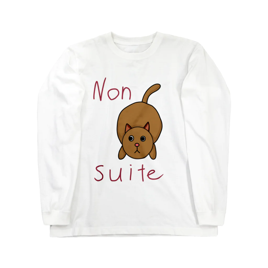 みゃーこでパープルのNon Suite ロングスリーブTシャツ