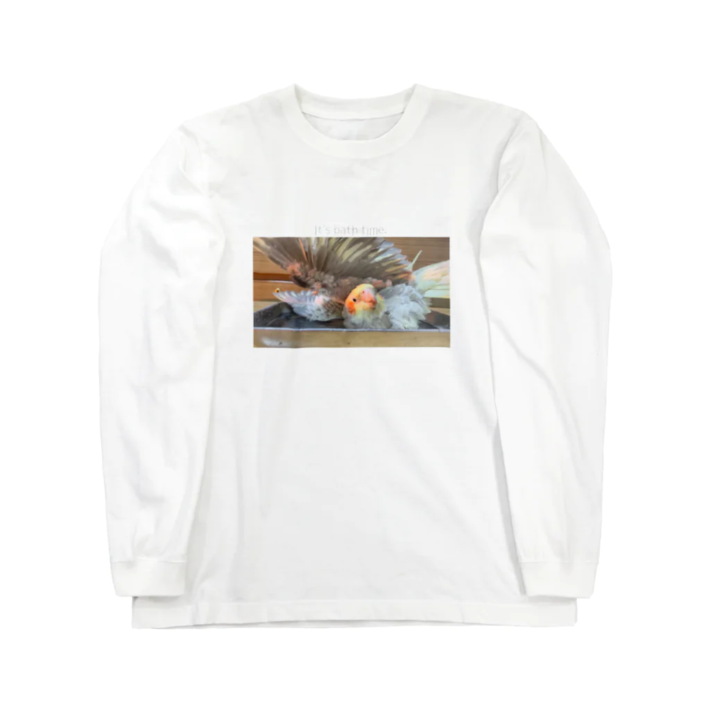 まろにーの倉庫のオカメの入浴 Long Sleeve T-Shirt