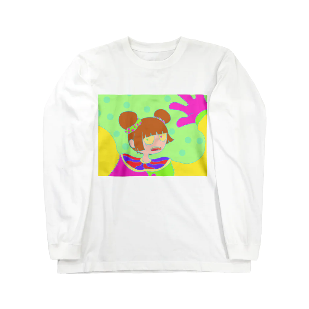 ヤサイニンニクアブラカラメマシマシにゅんぺいのクラウンガール Long Sleeve T-Shirt