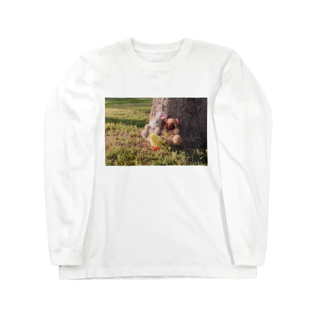 うふふのふーのうさぎいぬひよこ Long Sleeve T-Shirt