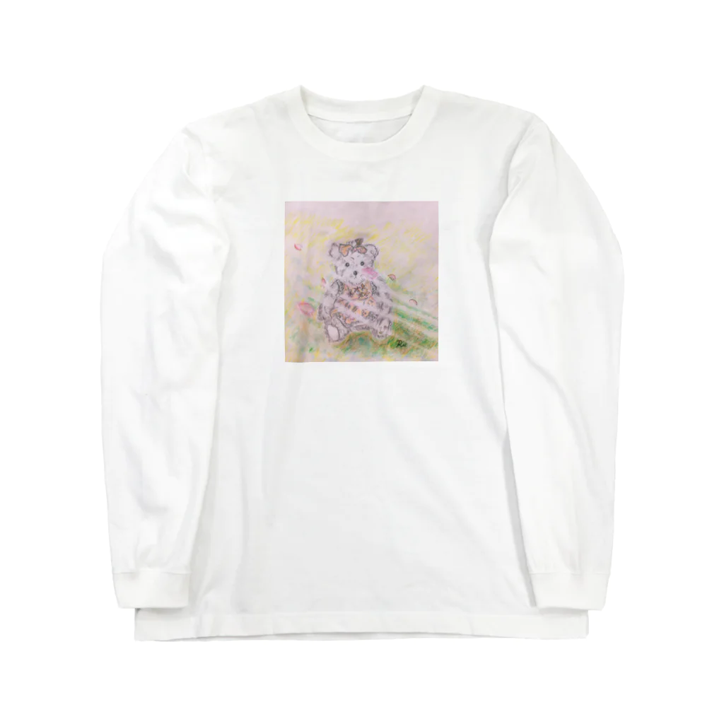 山崎理恵📕言葉は世界を変える🦋のさくら Long Sleeve T-Shirt