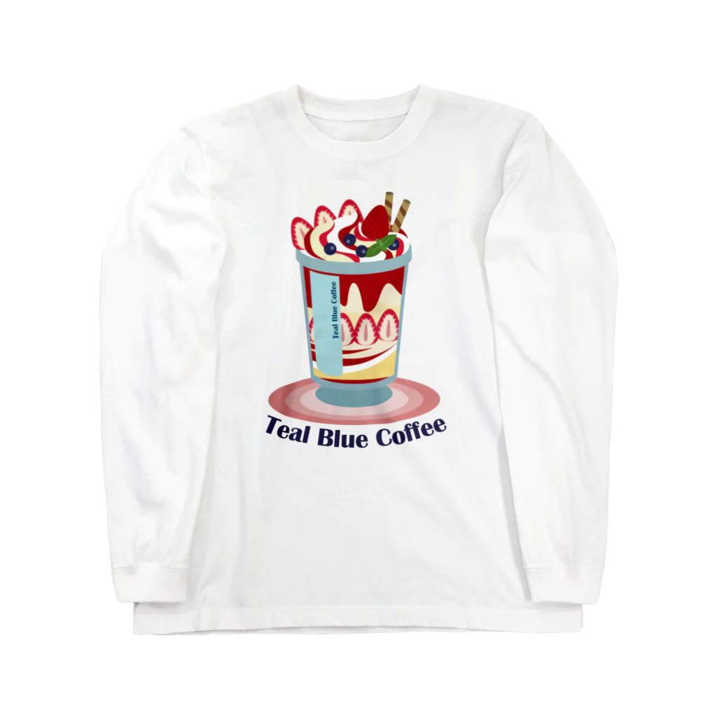 Teal Blue CoffeeのSpecial strawberry ロングスリーブTシャツ