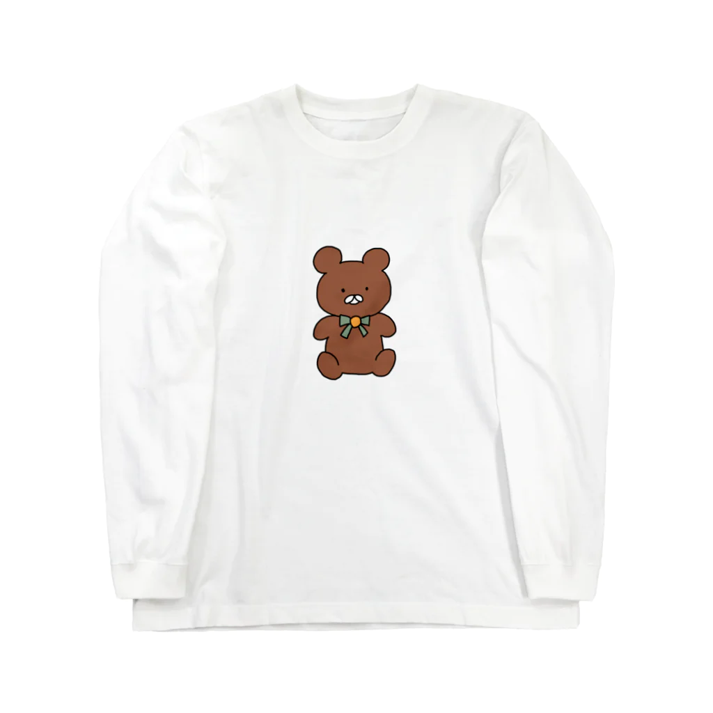 サブはしのお店のクマちゃん長袖T(みそ) ロングスリーブTシャツ