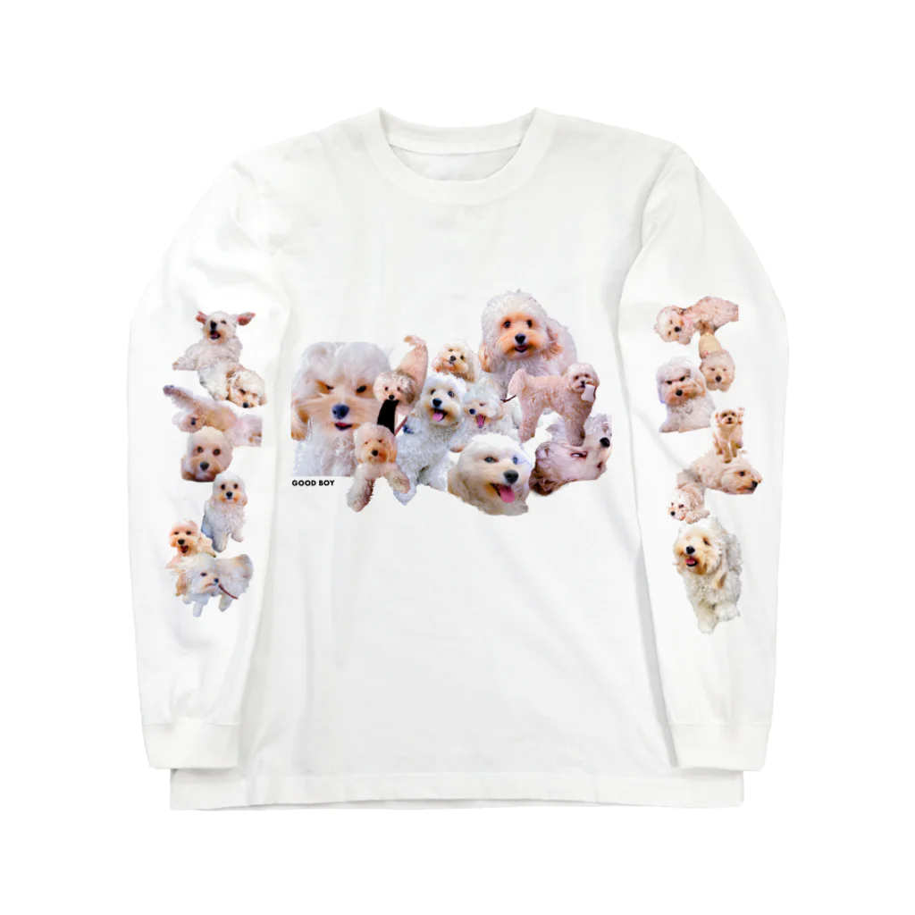 NORI OKAWAの賢い犬 大集合 Long Sleeve T-Shirt