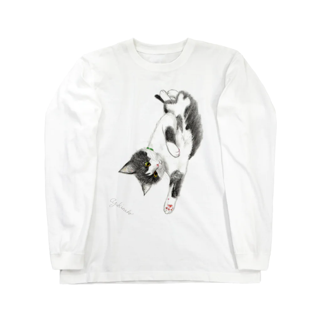 雪猫@LINEスタンプ発売中のライト君　びよ～ん Long Sleeve T-Shirt