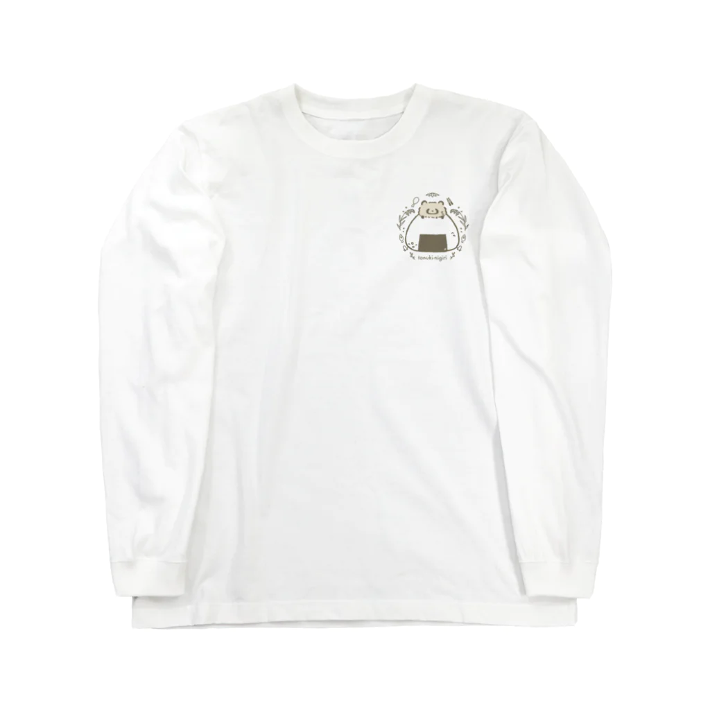 ジーナショップ(たぬき多め)のたぬきにぎり Long Sleeve T-Shirt