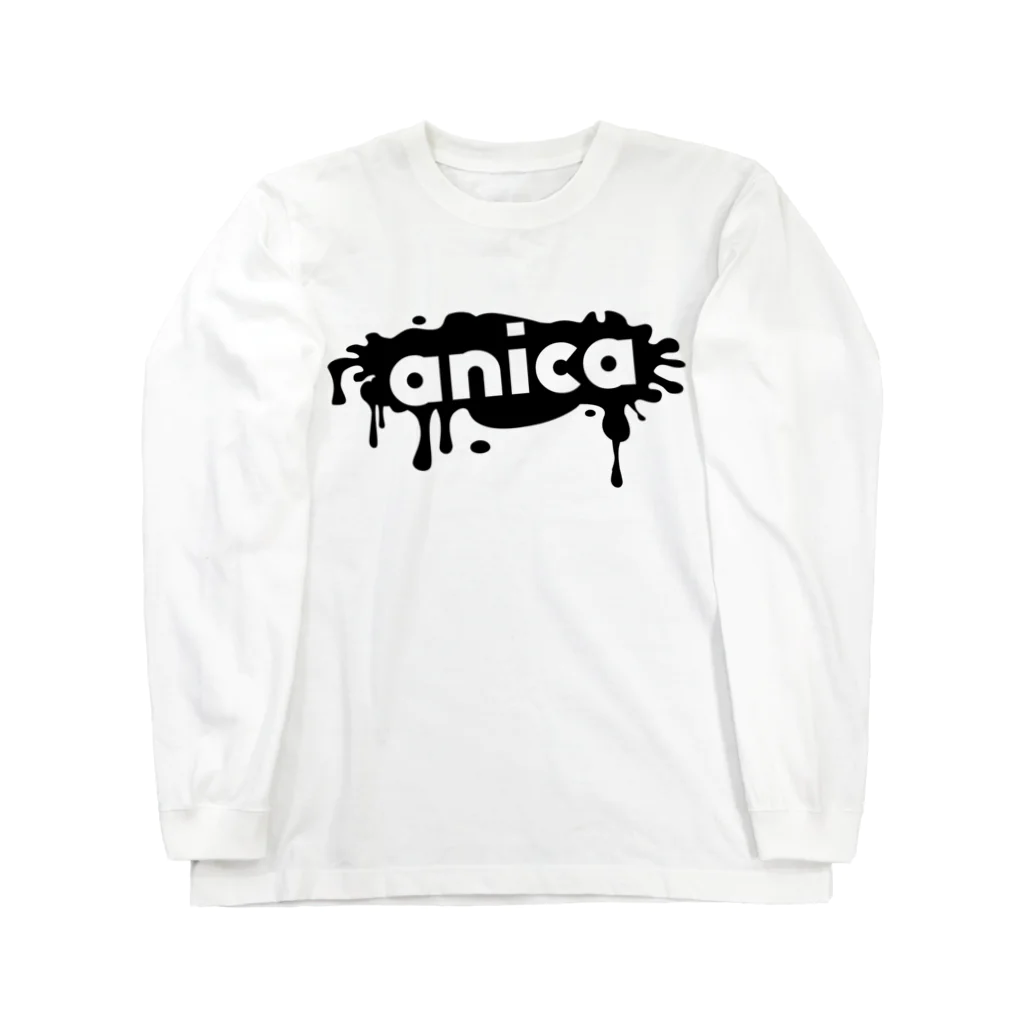 a​n​i​c​a​ ​s​t​o​r​eのa​n​i​c​a​ ​i​n​k​ logo ロングスリーブTシャツ