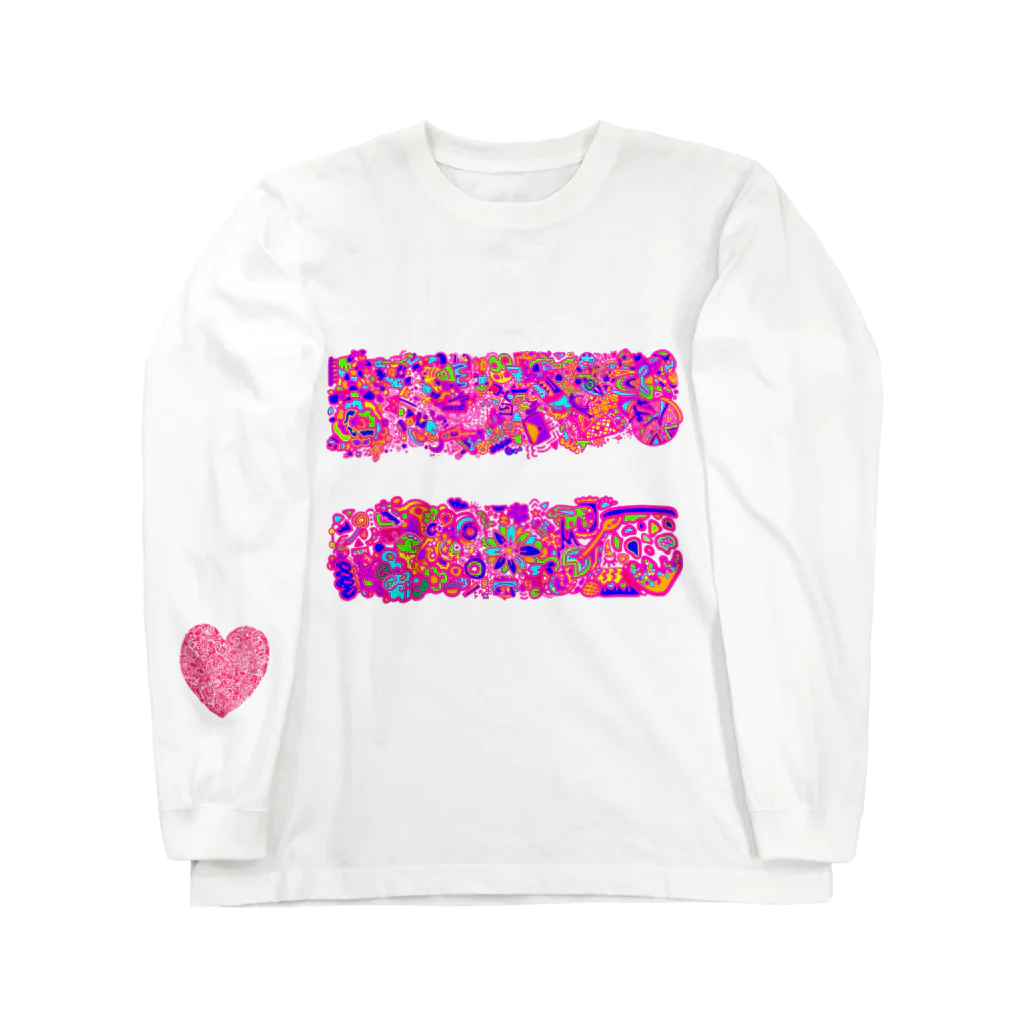 ほとねこの里の＝(colorful ver) Long Sleeve T-Shirt