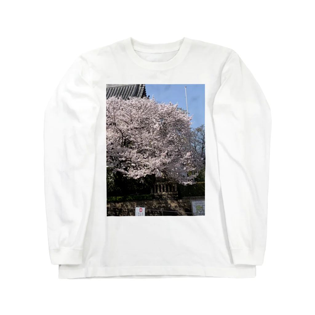 aaad45の桜咲き花のように舞う ロングスリーブTシャツ