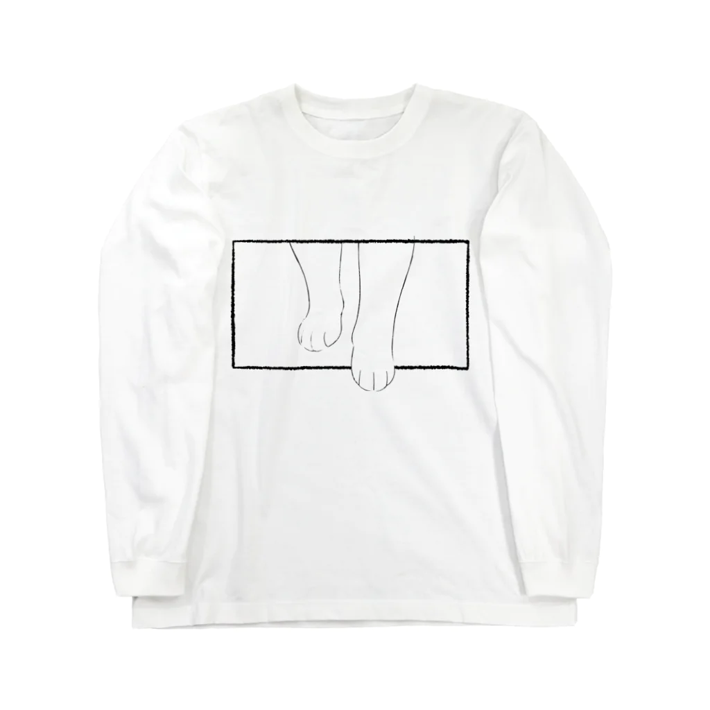 ふじひとの猫足 Long Sleeve T-Shirt