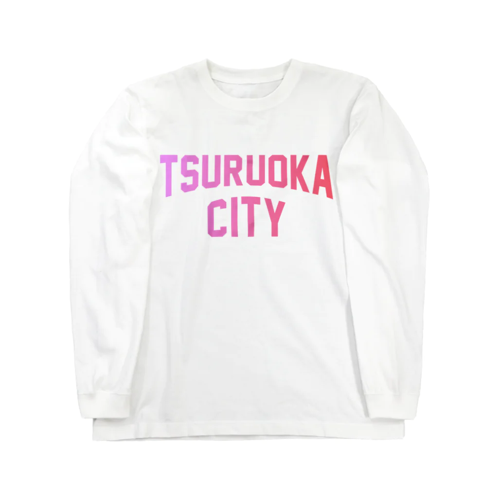 JIMOTO Wear Local Japanの鶴岡市 TSURUOKA CITY Long Sleeve T-Shirt