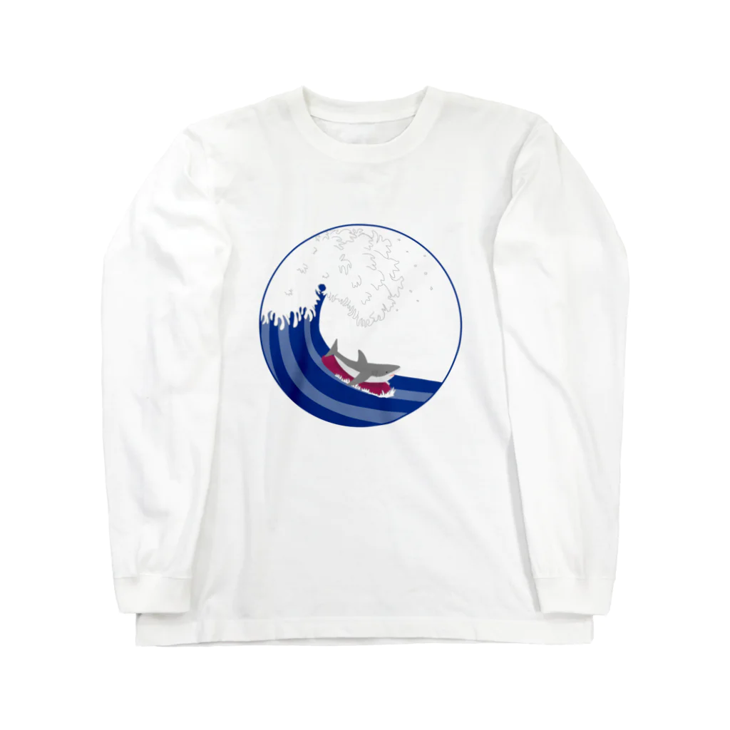 Mrs.Bean/ミセスビーンのサメサーファー Long Sleeve T-Shirt