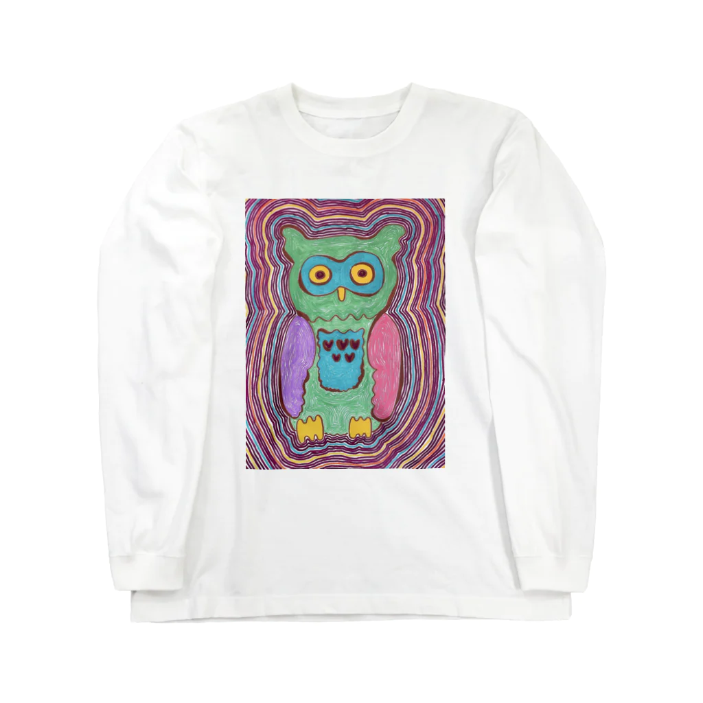 かわいいものに目がだいたいあるのふく〇う薬局 Long Sleeve T-Shirt