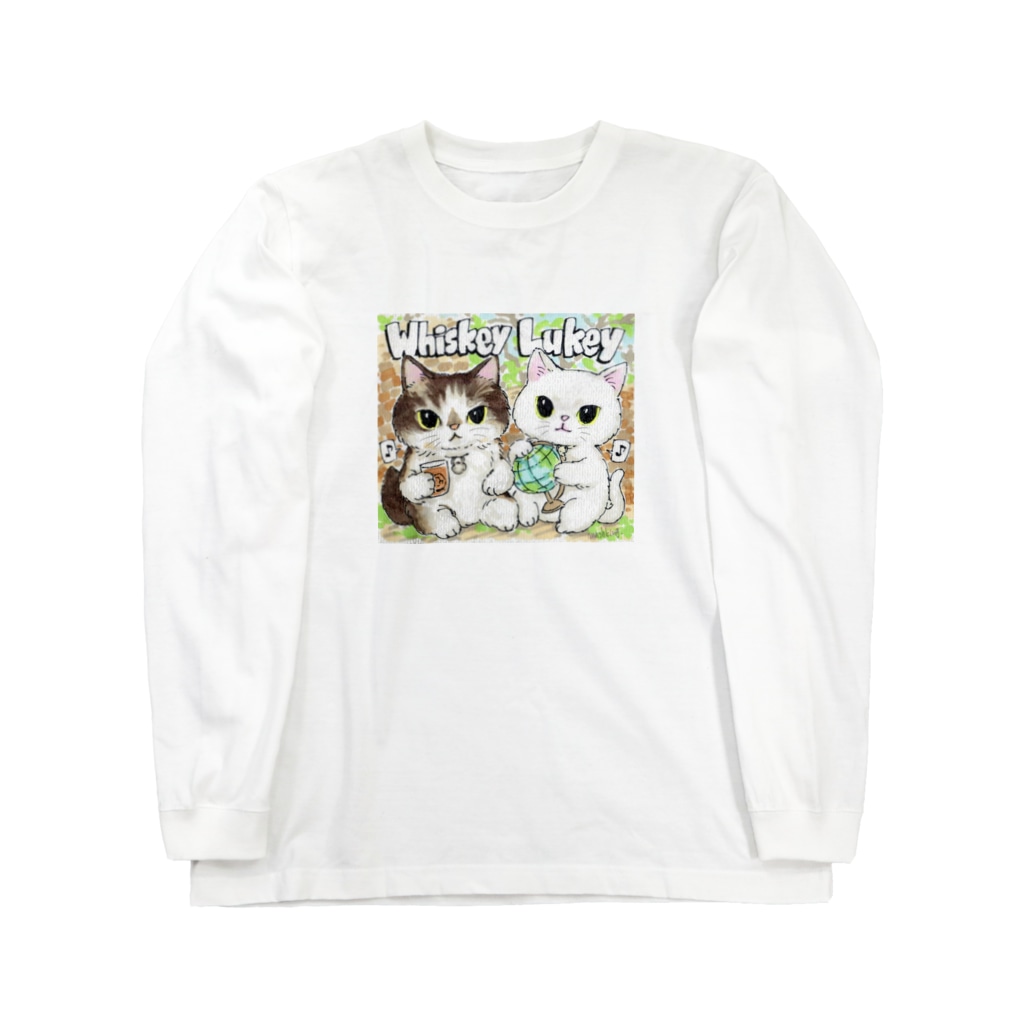 ICE BEANSのWhiskey Lukey Long Sleeve T-Shirt