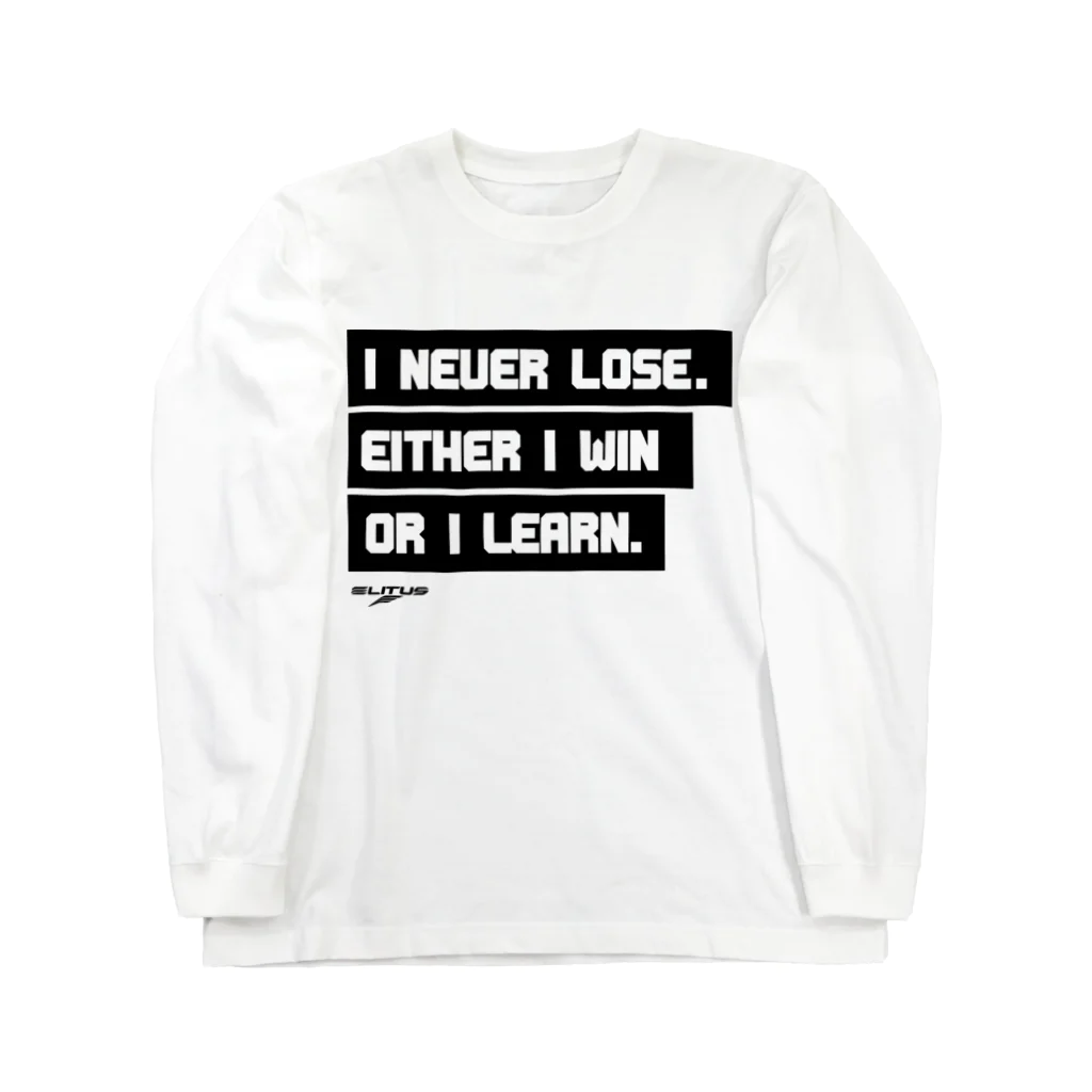 エリータスバスケットボールのI NEVER LOSE ロングスリーブTシャツ