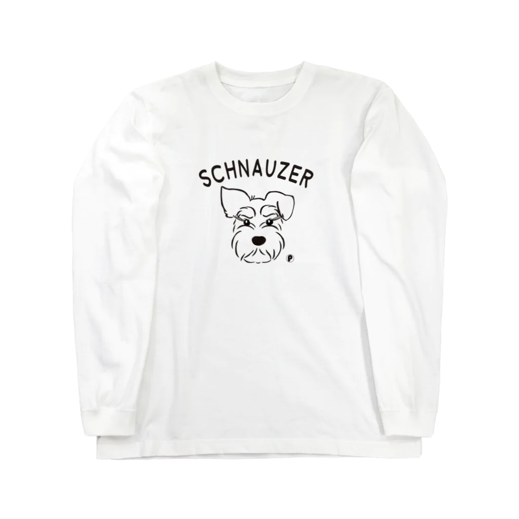 SCHNAUZER-POODLEのシュナウザー Long Sleeve T-Shirt