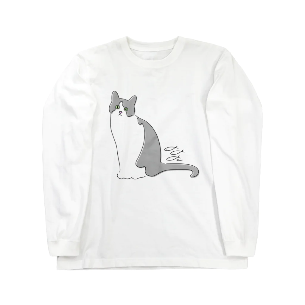 8wariのハチワレねこのそれ。 Long Sleeve T-Shirt