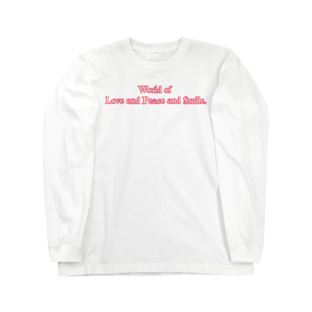 Mona♡ChirolのWorld of Love＆Peace＆SmileーPink Vol.③ー ロングスリーブTシャツ
