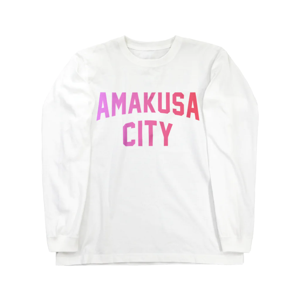 JIMOTOE Wear Local Japanの天草市 AMAKUSA CITY ロングスリーブTシャツ