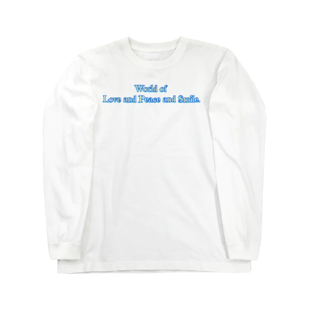 Mona♡ChirolのWorld of Love＆Peace＆SmileーBlue Vol.③ー ロングスリーブTシャツ