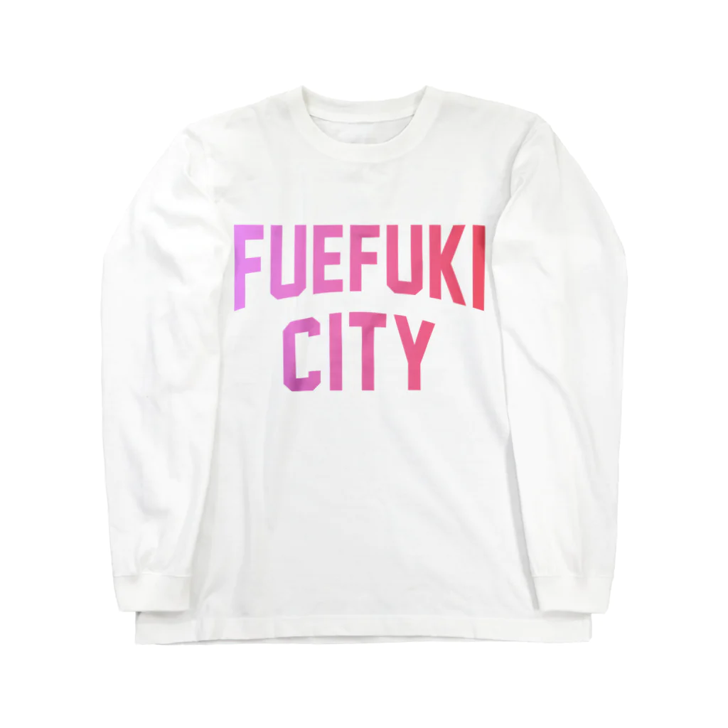 JIMOTO Wear Local Japanの笛吹市 FUEFUKI CITY ロングスリーブTシャツ