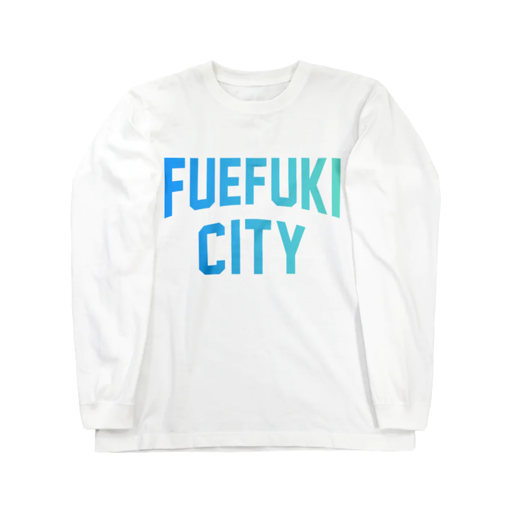 JIMOTO Wear Local Japanの笛吹市 FUEFUKI CITY ロングスリーブTシャツ