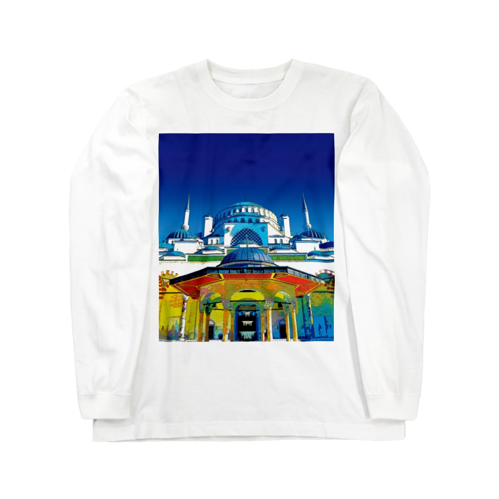 GALLERY misutawoのトルコ イスタンブールのスルタンアフメト・モスク Long Sleeve T-Shirt