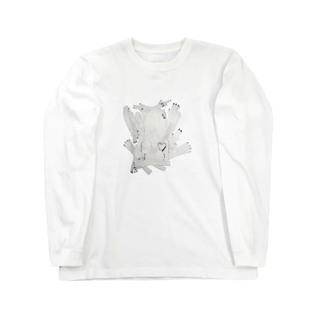 メンヘラ子ちゃんサブカル天使の罪悪感少女 Long Sleeve T-Shirt