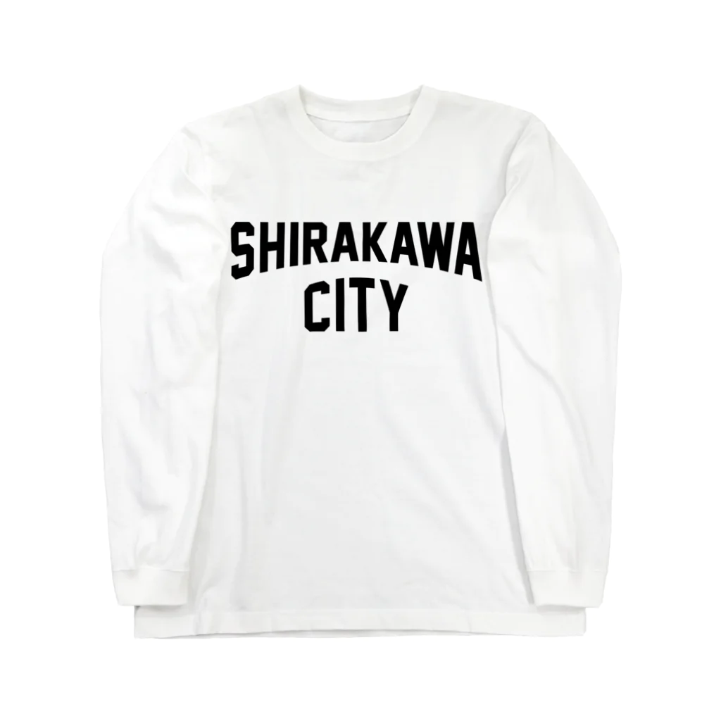 JIMOTOE Wear Local Japanの白河市 SHIRAKAWA CITY Long Sleeve T-Shirt
