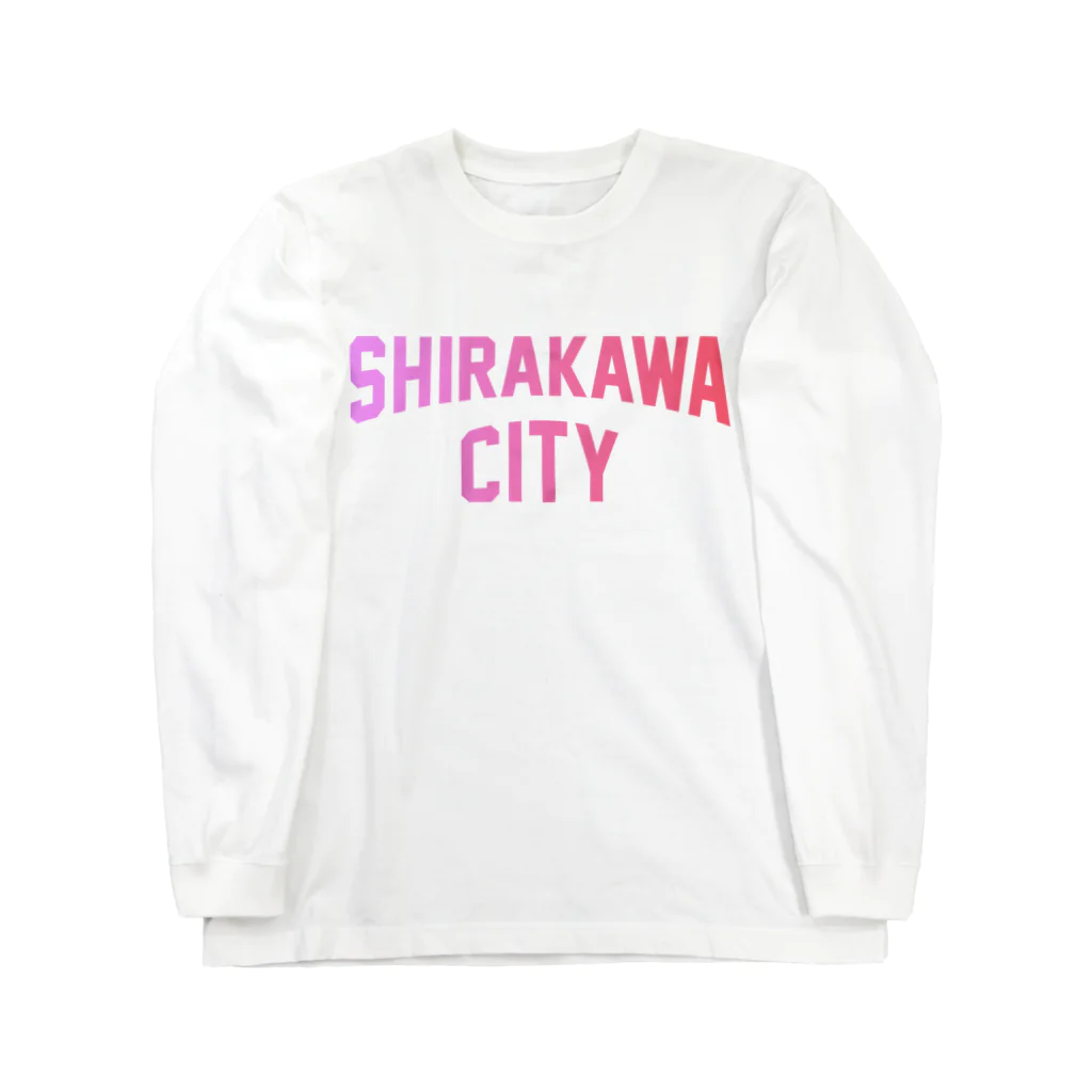 JIMOTOE Wear Local Japanの白河市 SHIRAKAWA CITY ロングスリーブTシャツ