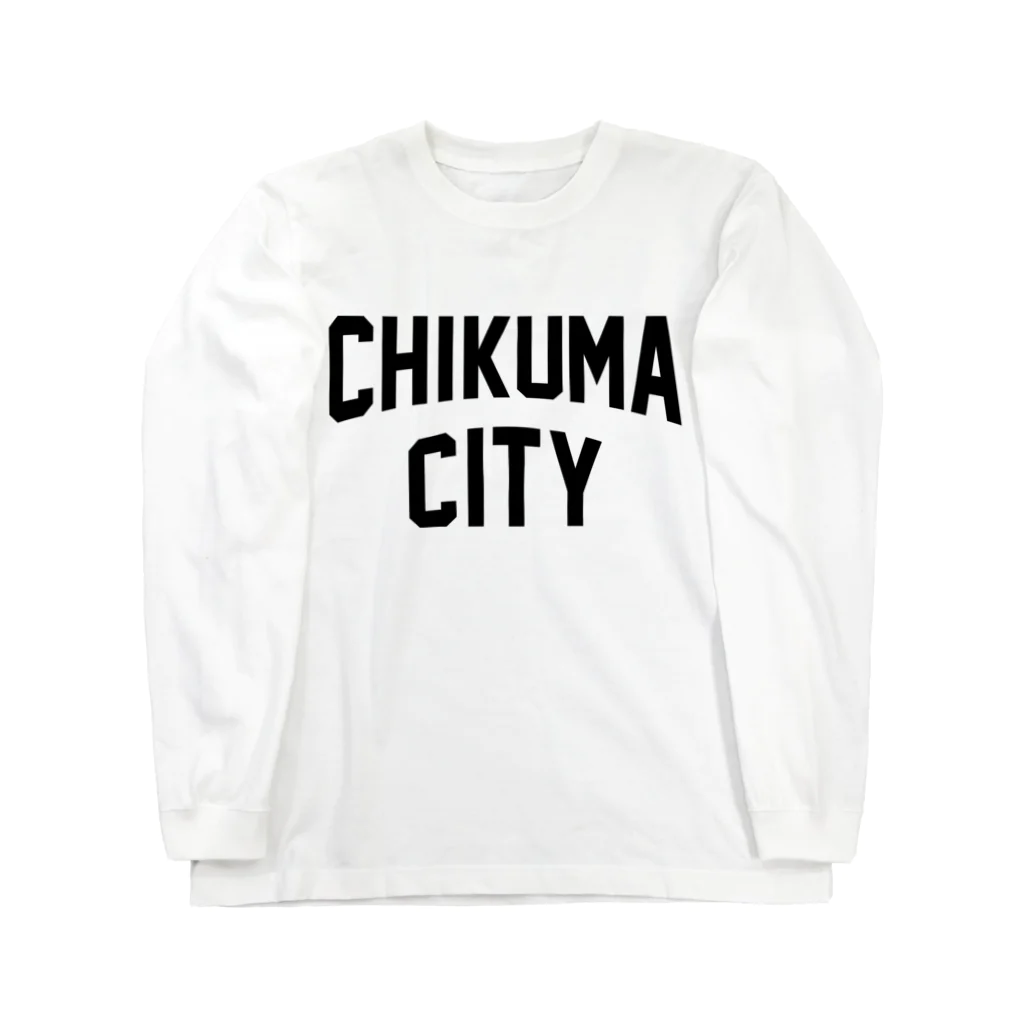 JIMOTOE Wear Local Japanの千曲市 CHIKUMA CITY Long Sleeve T-Shirt