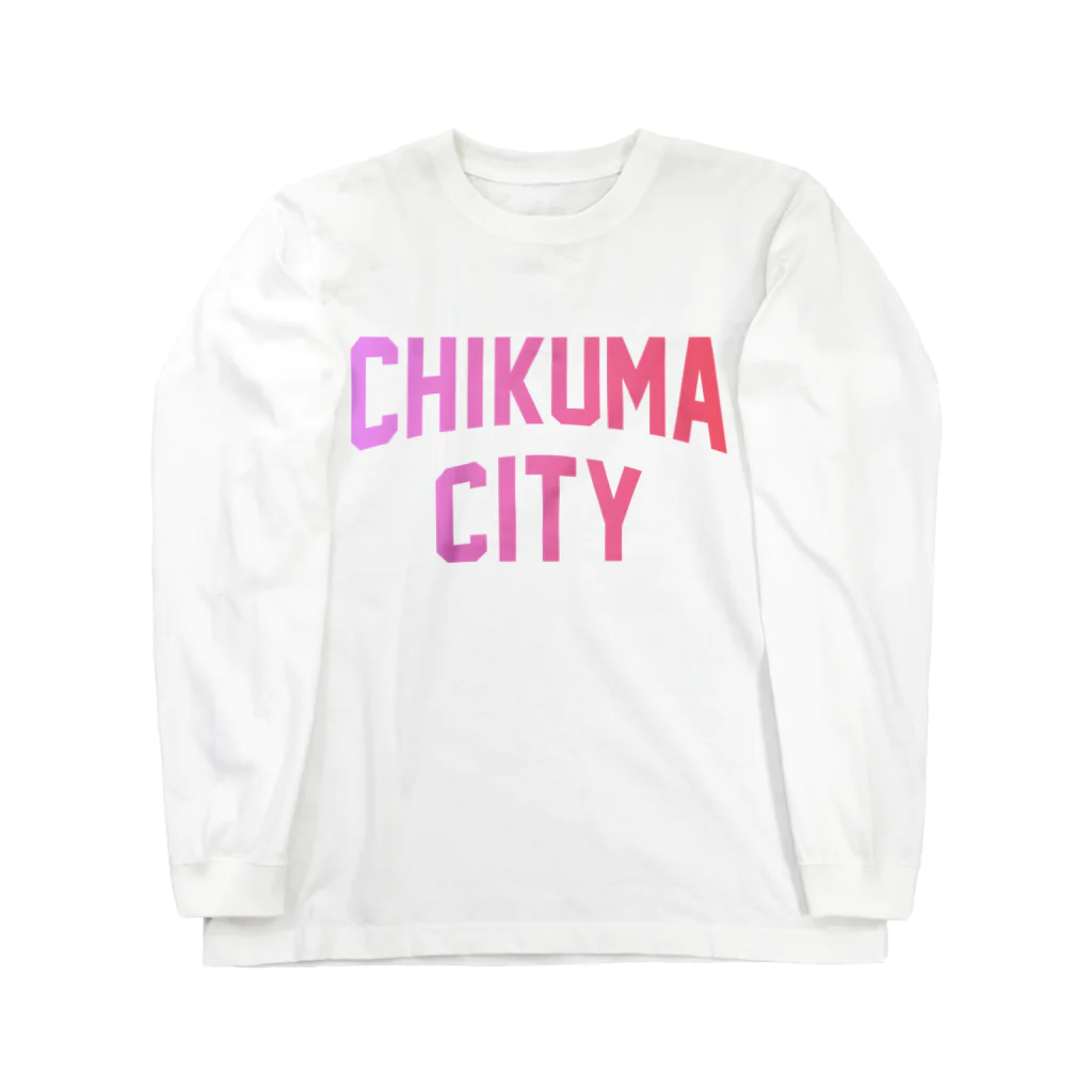 JIMOTOE Wear Local Japanの千曲市 CHIKUMA CITY ロングスリーブTシャツ