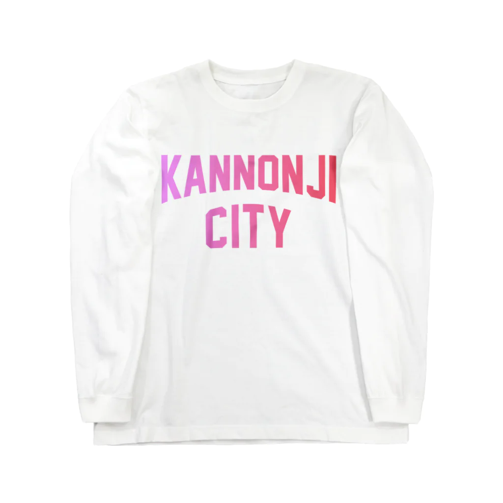 JIMOTOE Wear Local Japanの観音寺市 KANNONJI CITY Long Sleeve T-Shirt