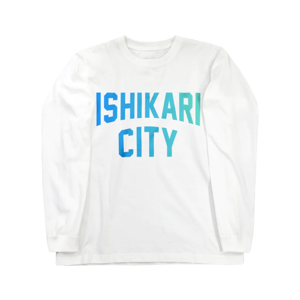 JIMOTOE Wear Local Japanの石狩市 ISHIKARI CITY Long Sleeve T-Shirt