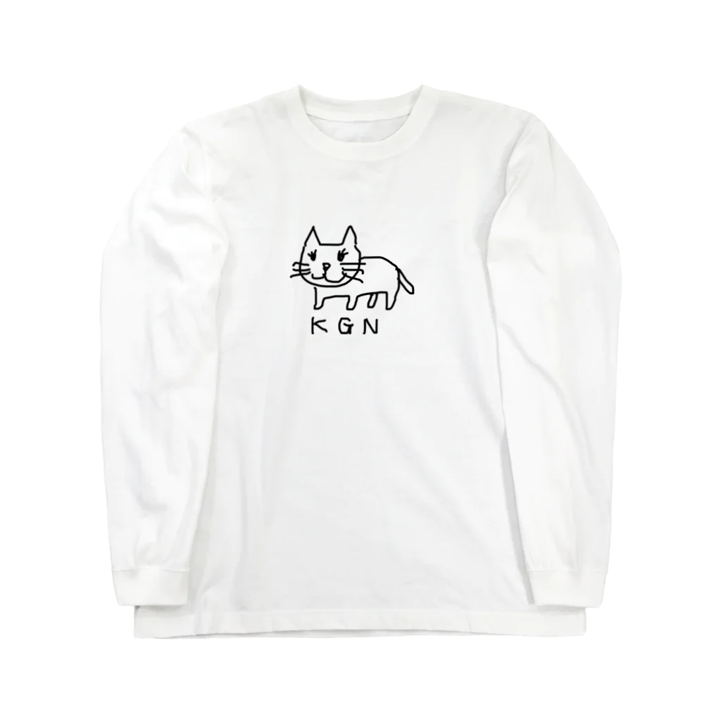 N-storeの【KGN】気まぐれニャンコ Long Sleeve T-Shirt