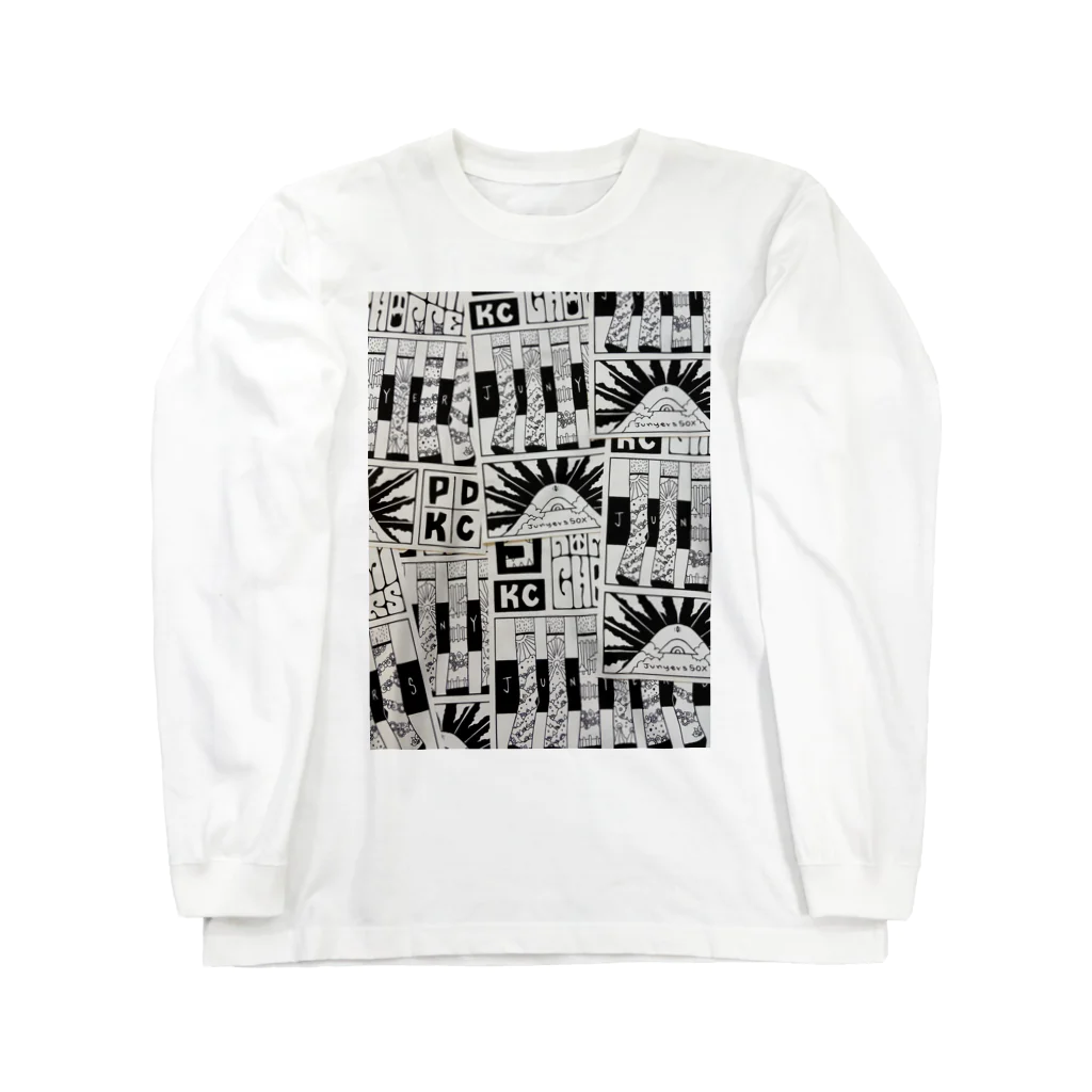 junyersSOXのA4ロゴ Long Sleeve T-Shirt