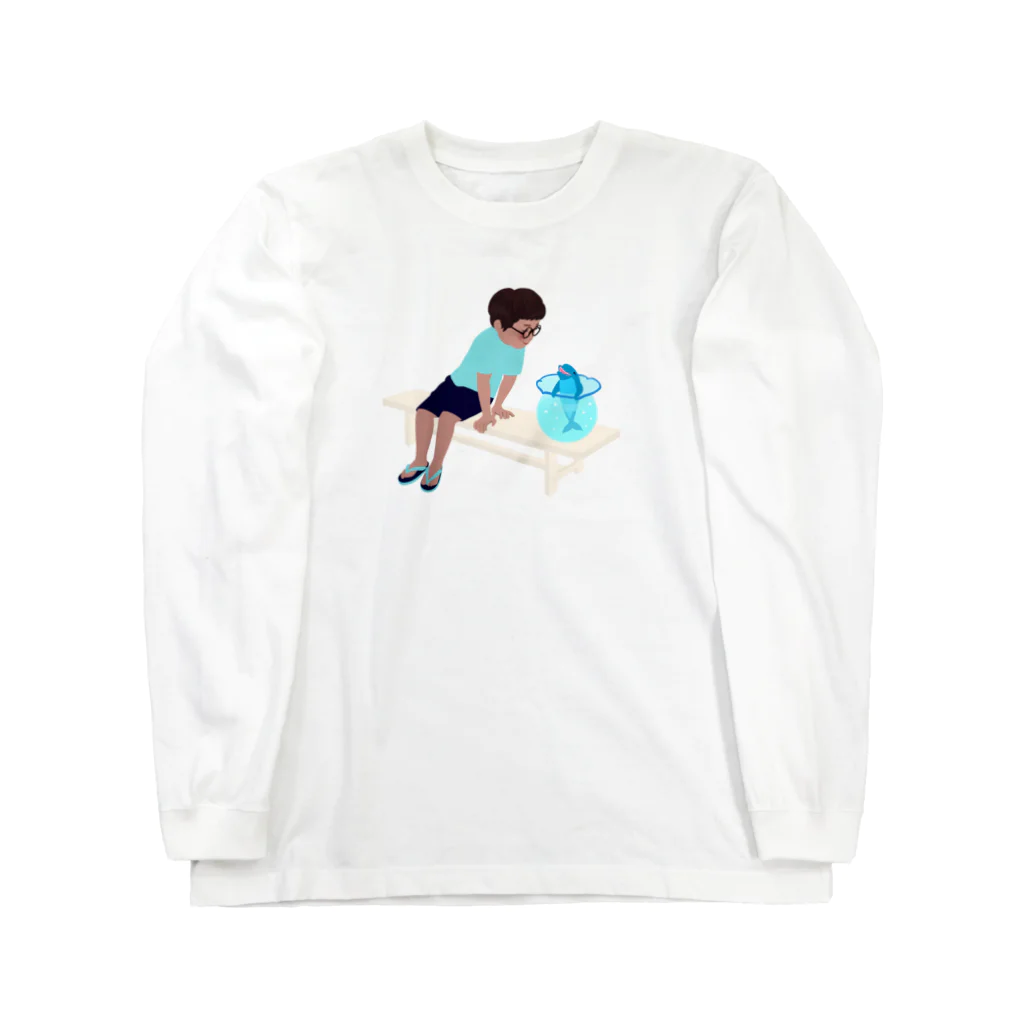 キッズモード某のイルカといた夏休み Long Sleeve T-Shirt