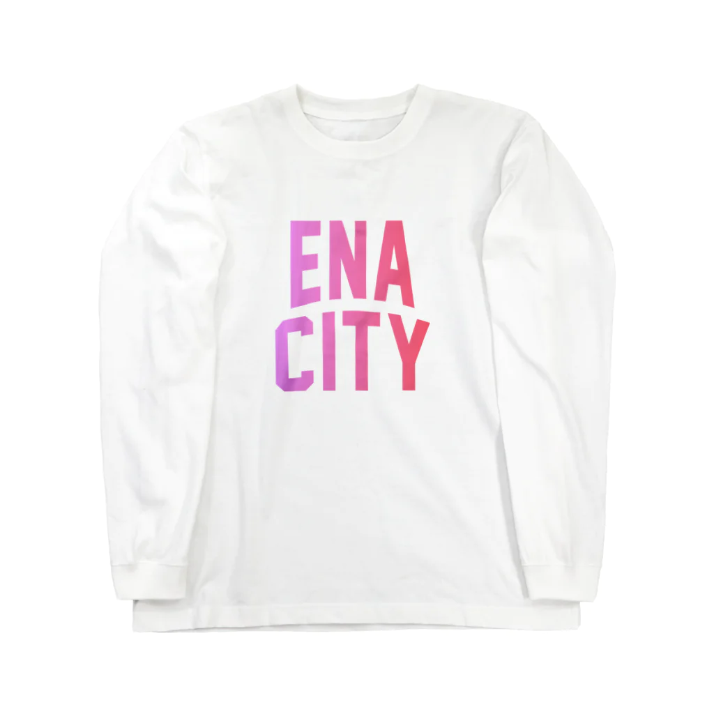 JIMOTOE Wear Local Japanの恵那市 ENA CITY Long Sleeve T-Shirt