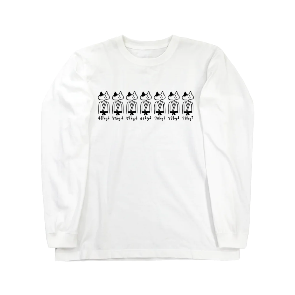 PokuStarの女子柔道　体重別階級 Long Sleeve T-Shirt