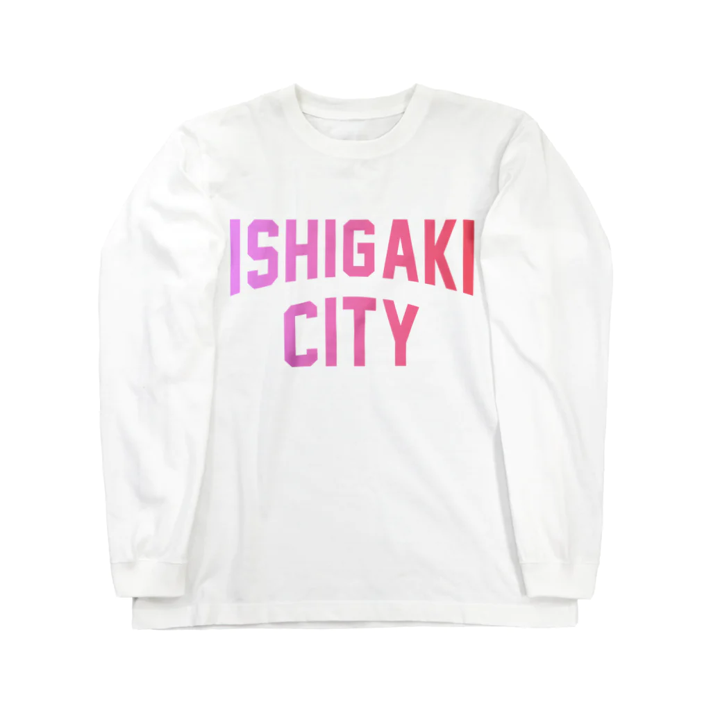 JIMOTOE Wear Local Japanの石垣市 ISHIGAKI CITY ロングスリーブTシャツ